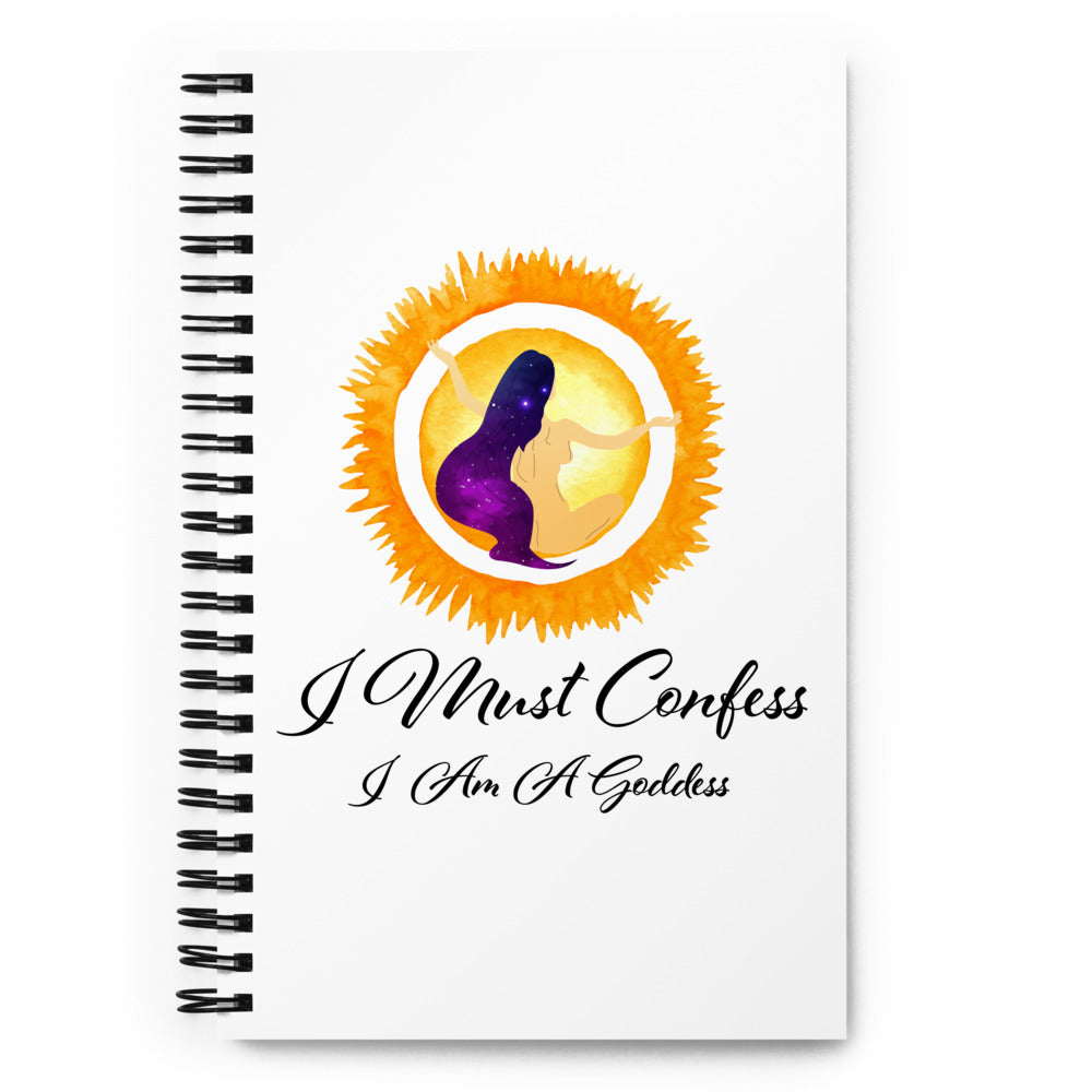 Goddess Spiral notebook