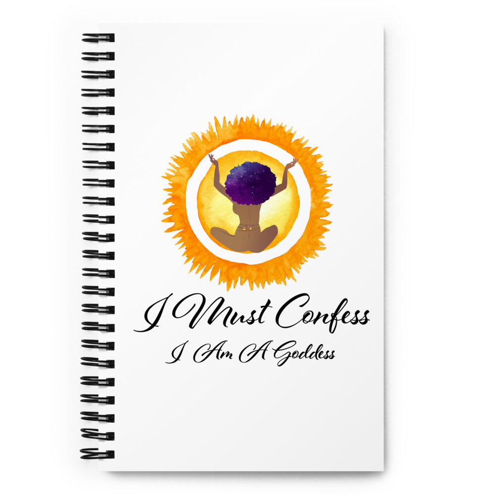 Goddess Spiral notebook