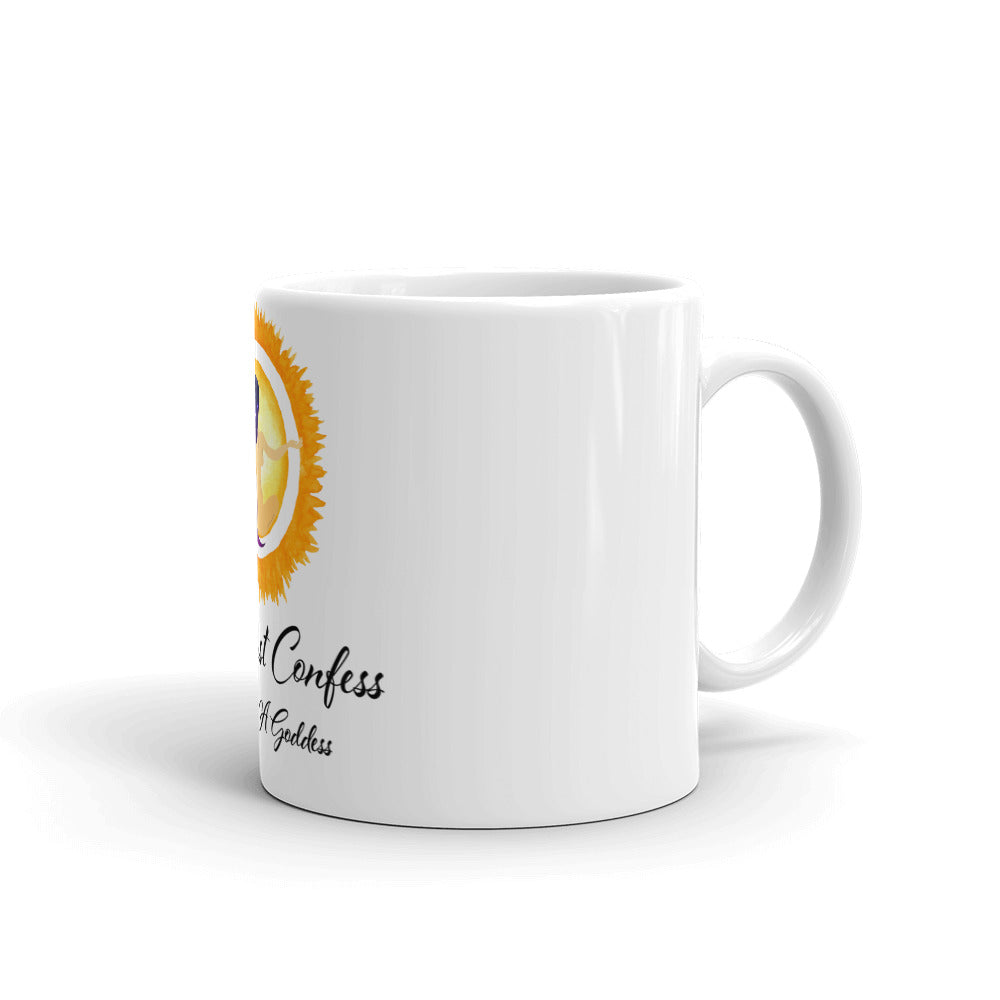 Goddess White glossy mug