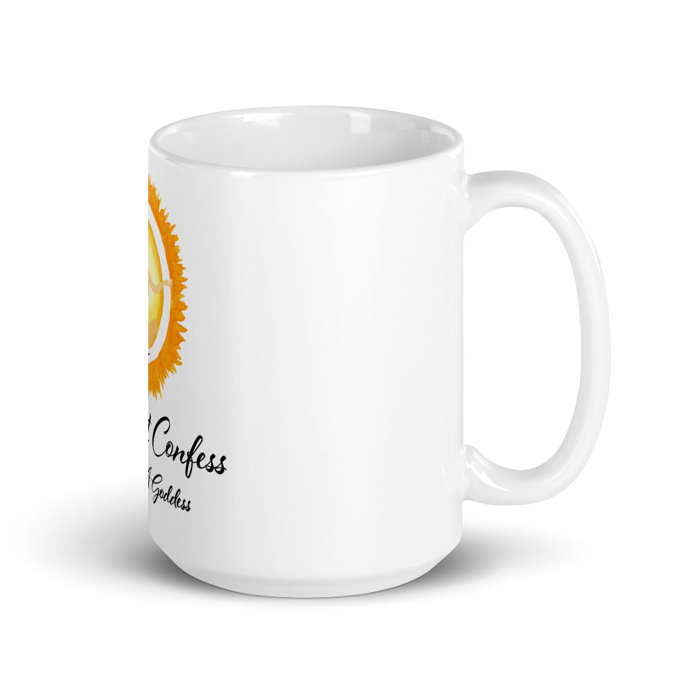 Goddess White glossy mug